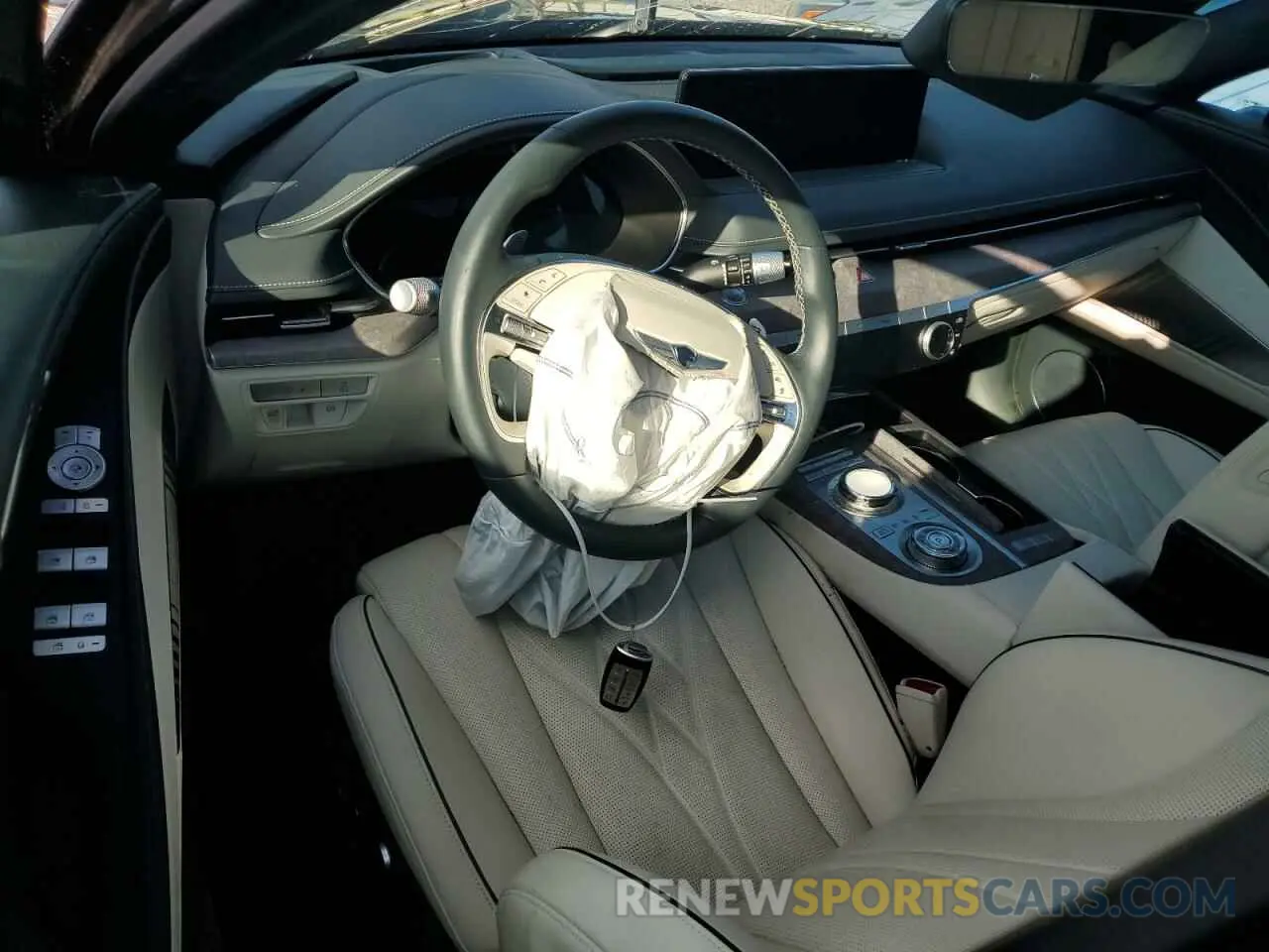 8 fotografías del automóvil dañado KMTGE4S19PU006073 GENESIS G80 2023