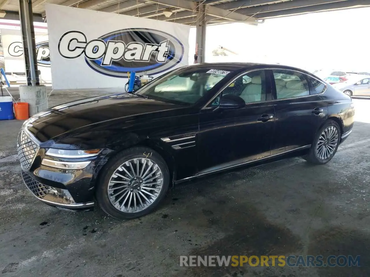 1 fotografías del automóvil dañado KMTGE4S1XPU005594 GENESIS G80 2023