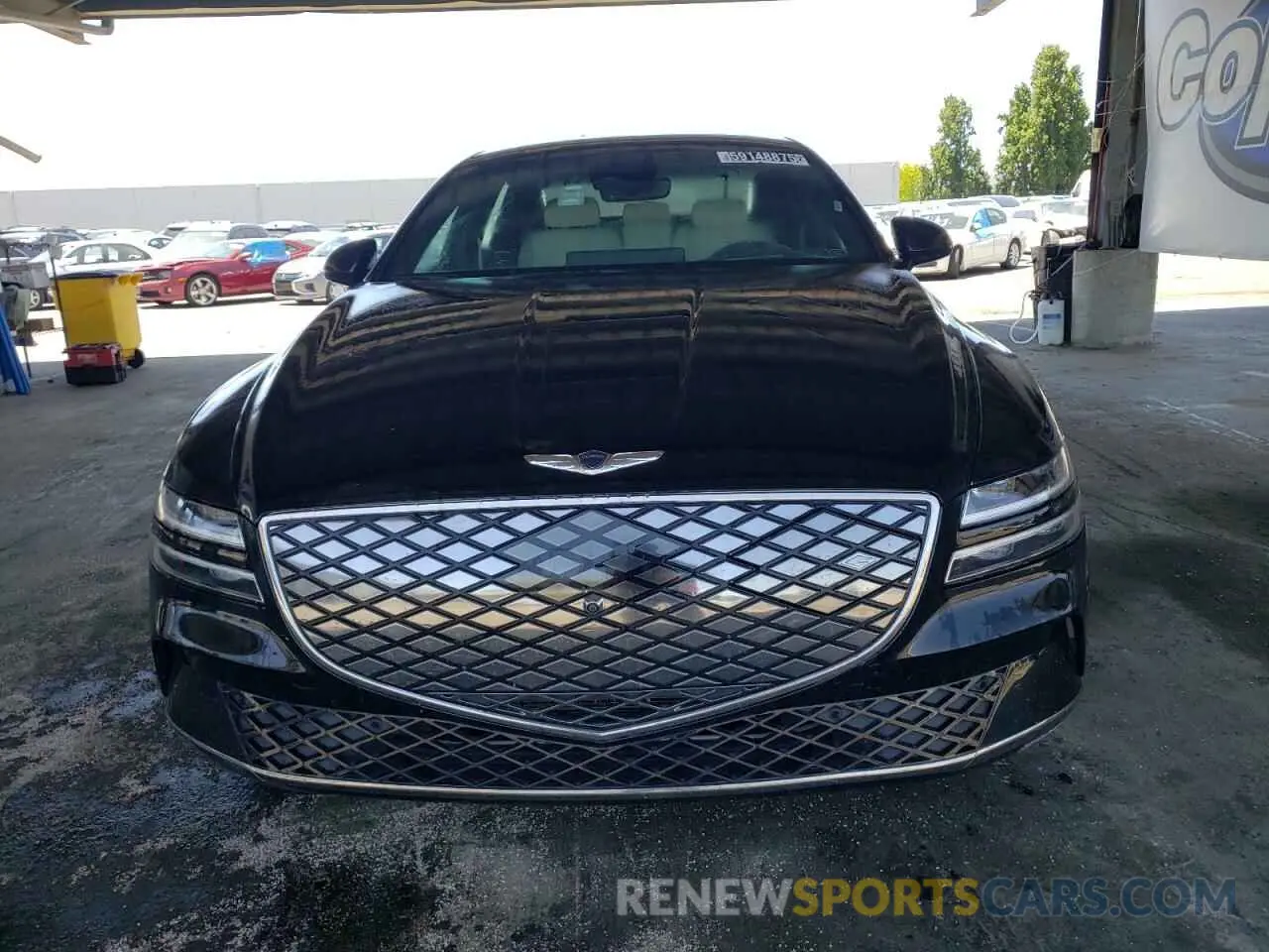 5 fotografías del automóvil dañado KMTGE4S1XPU005594 GENESIS G80 2023