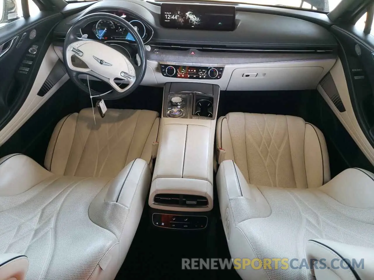 8 fotografías del automóvil dañado KMTGE4S1XPU005594 GENESIS G80 2023