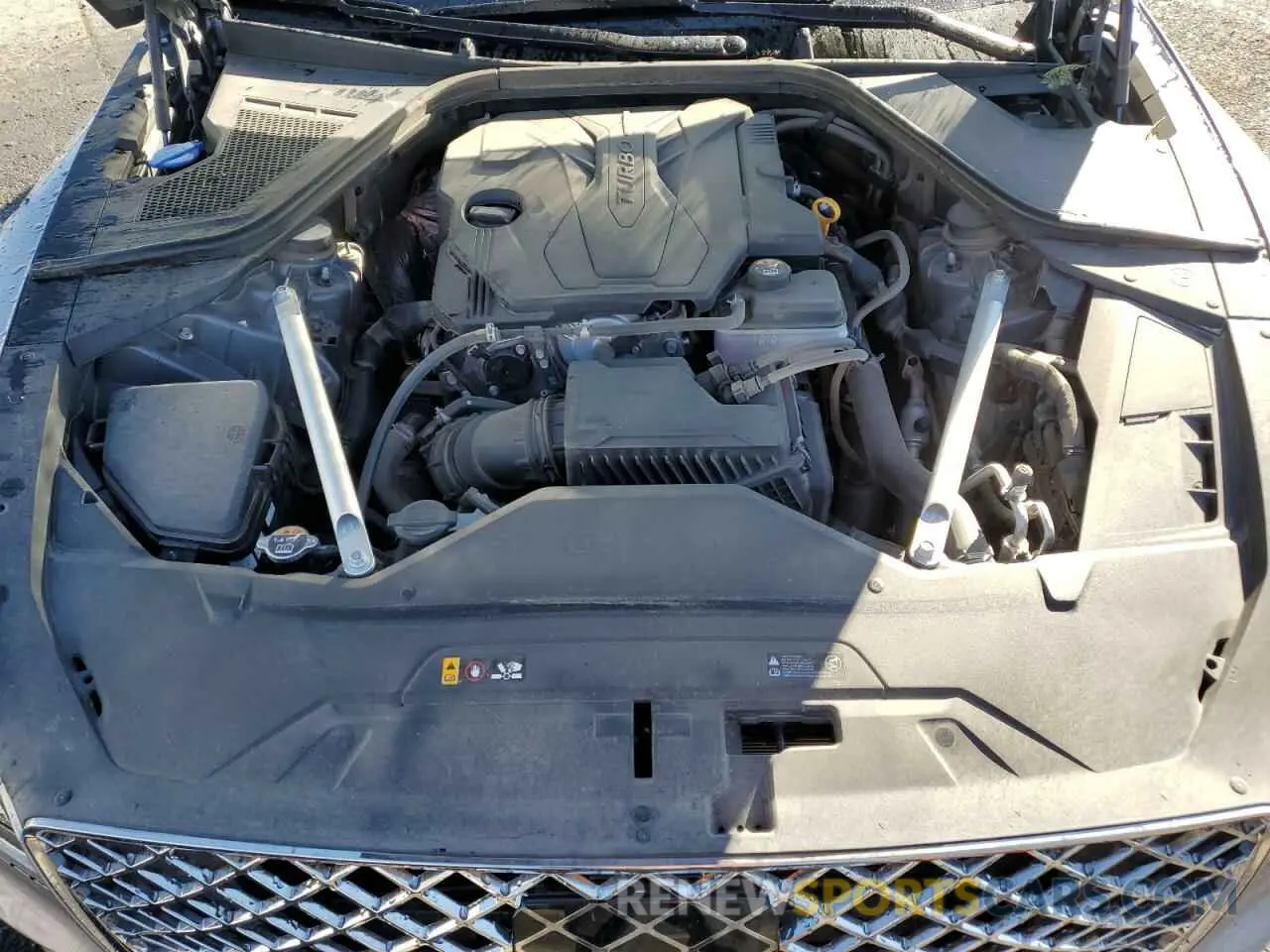 11 fotografías del automóvil dañado KMTGB4SC3RU225348 GENESIS G80 2024