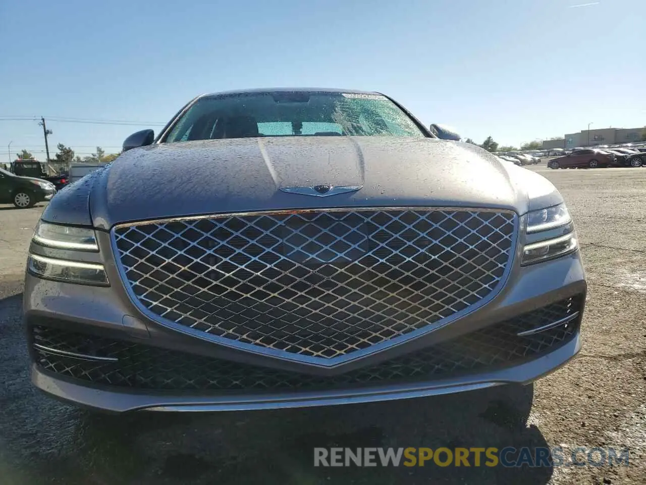 5 fotografías del automóvil dañado KMTGB4SC3RU225348 GENESIS G80 2024