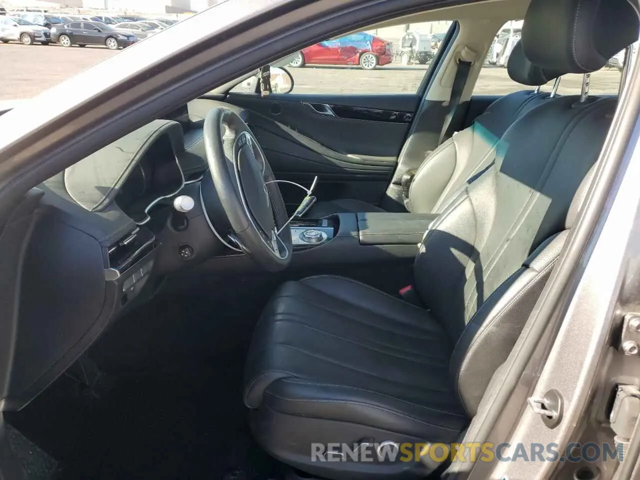 7 fotografías del automóvil dañado KMTGB4SC3RU225348 GENESIS G80 2024