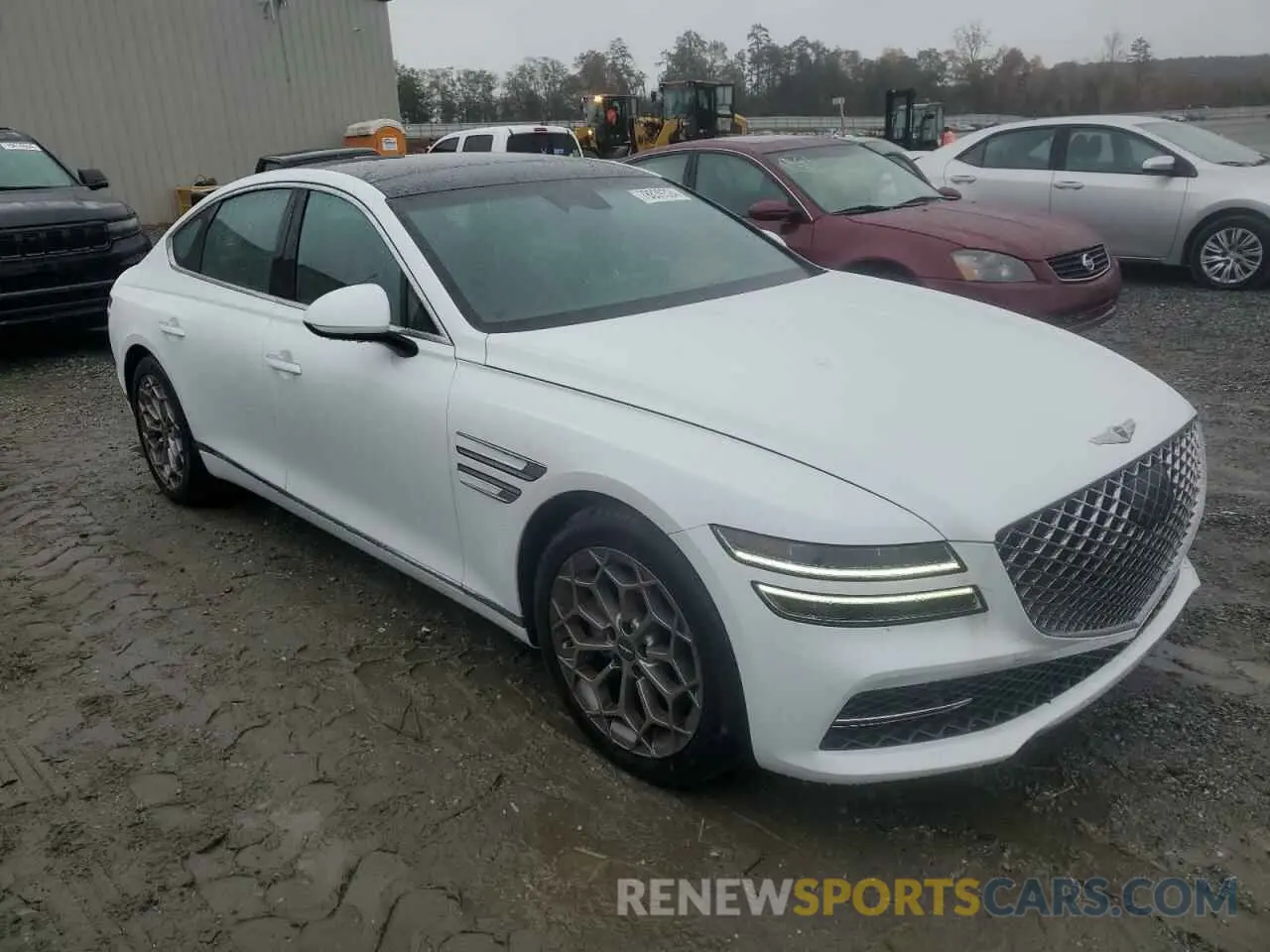 1 fotografías del automóvil dañado KMTGB4SC5RU227361 GENESIS G80 2024