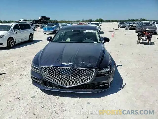 10 fotografías del automóvil dañado KMTGB4SC6RU227336 GENESIS G80 2024