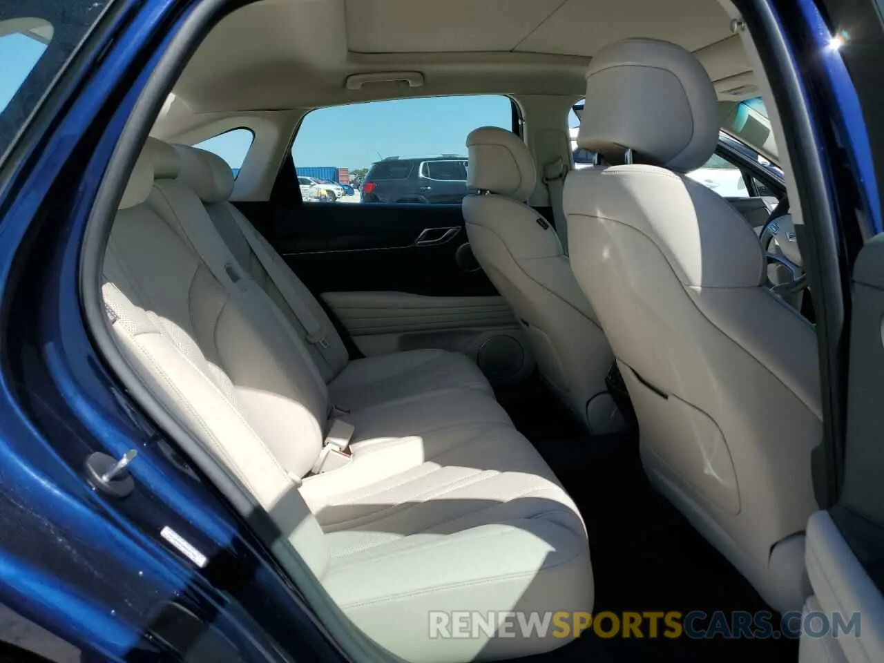 11 fotografías del automóvil dañado KMTGB4SC6RU227336 GENESIS G80 2024