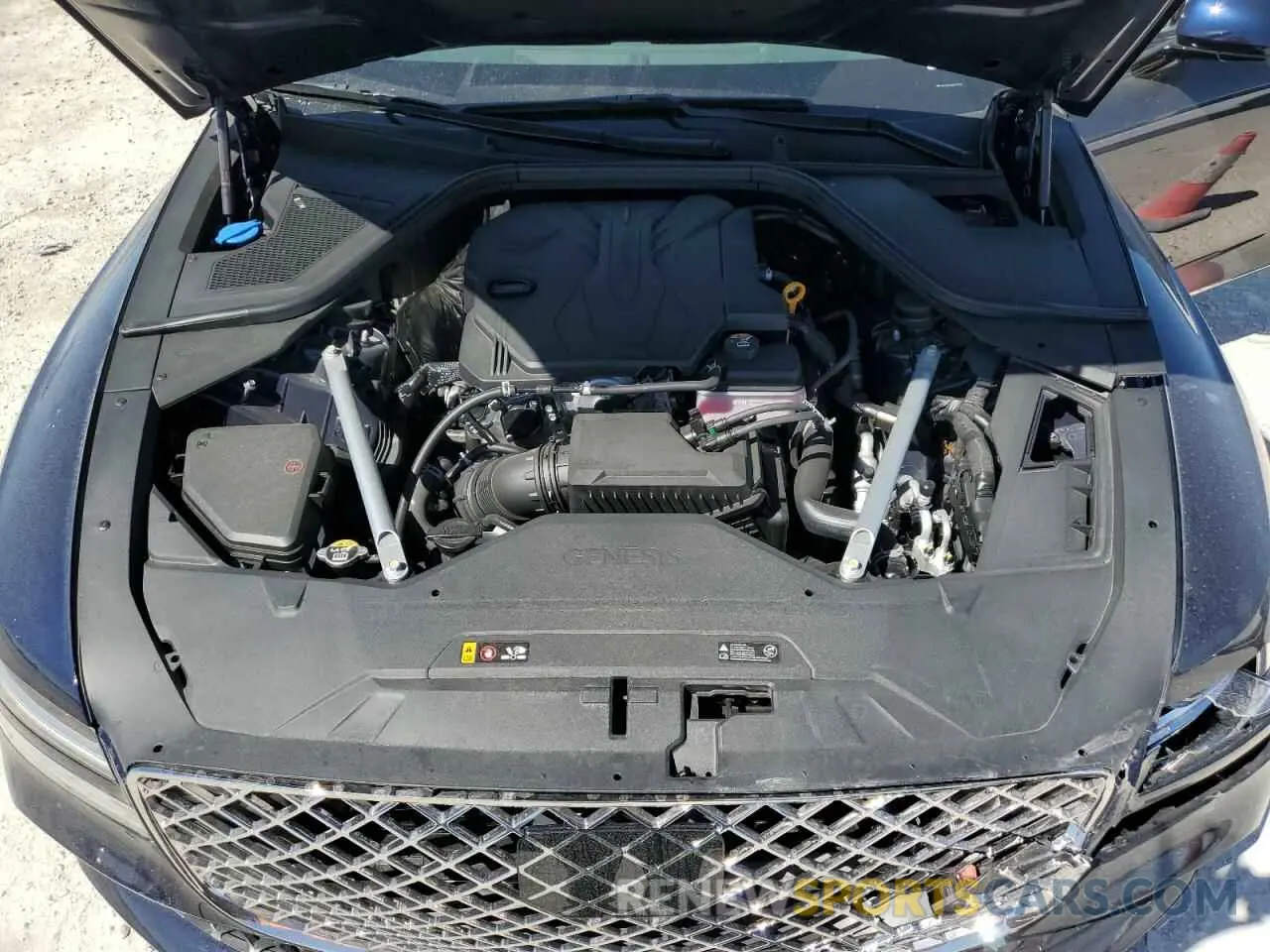 13 fotografías del automóvil dañado KMTGB4SC6RU227336 GENESIS G80 2024