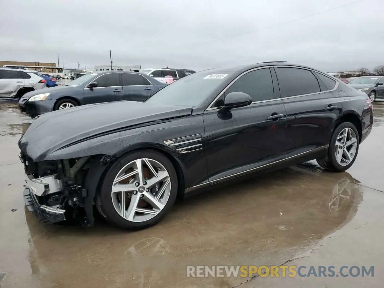 1 fotografías del automóvil dañado KMTGB4SD9RU213911 GENESIS G80 2024