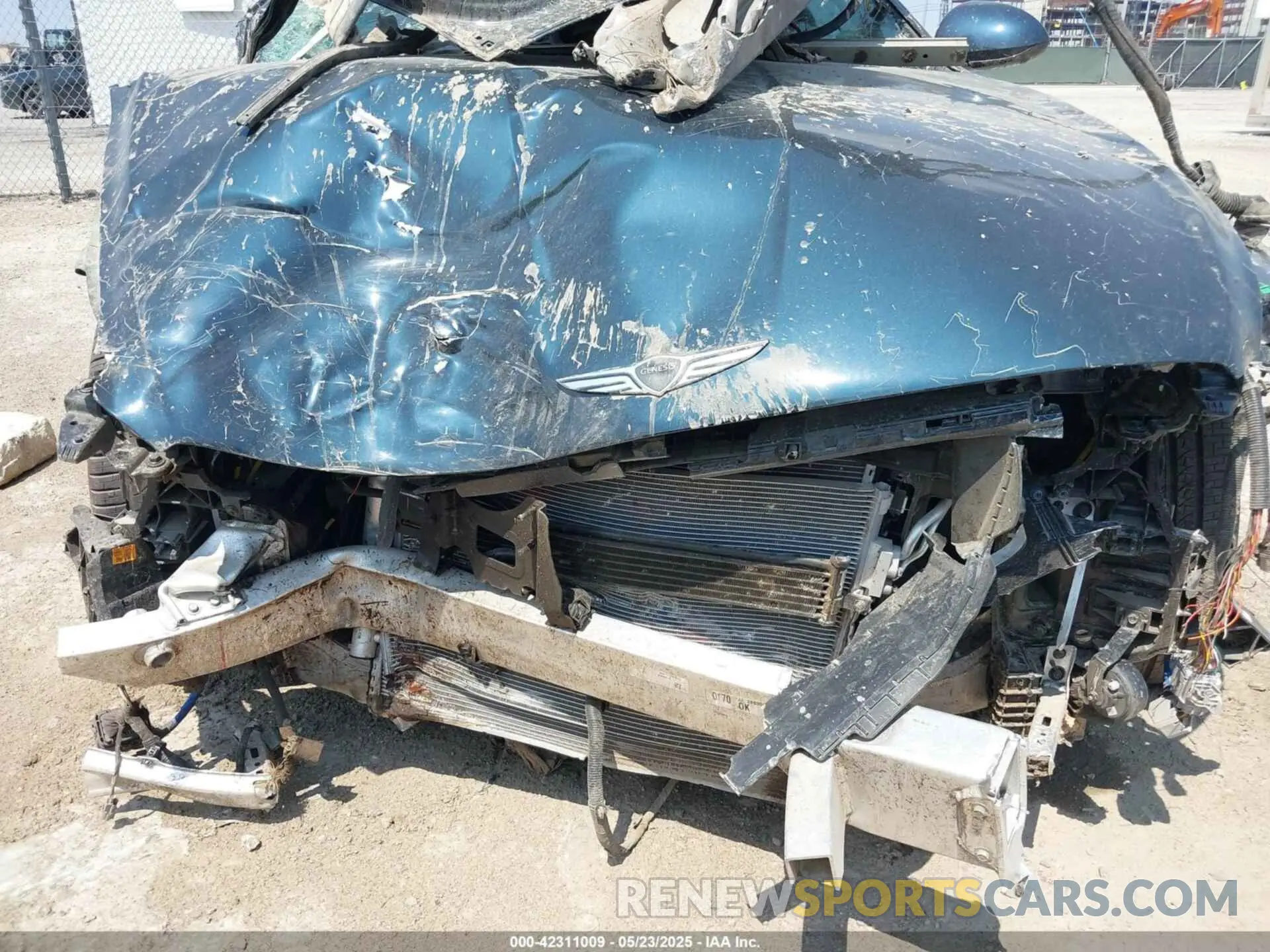 10 fotografías del automóvil dañado KMTGG4SD2SU286304 GENESIS G80 2025