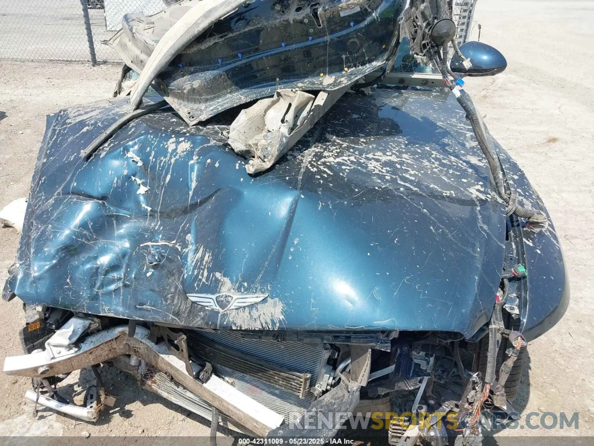 11 fotografías del automóvil dañado KMTGG4SD2SU286304 GENESIS G80 2025
