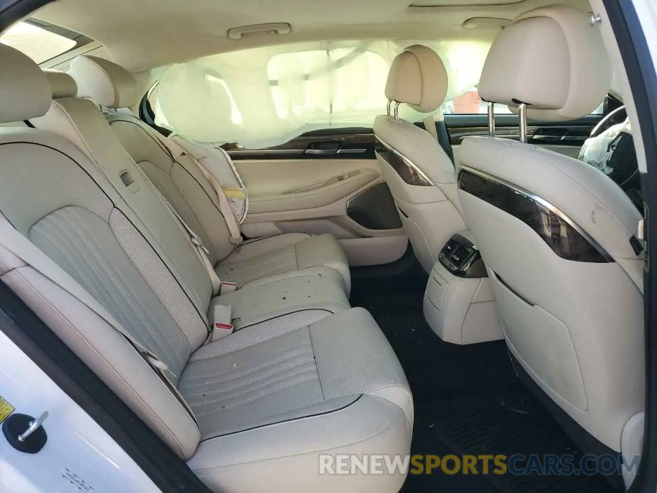 10 fotografías del automóvil dañado KMHG34JA2KU053343 GENESIS G90 2019