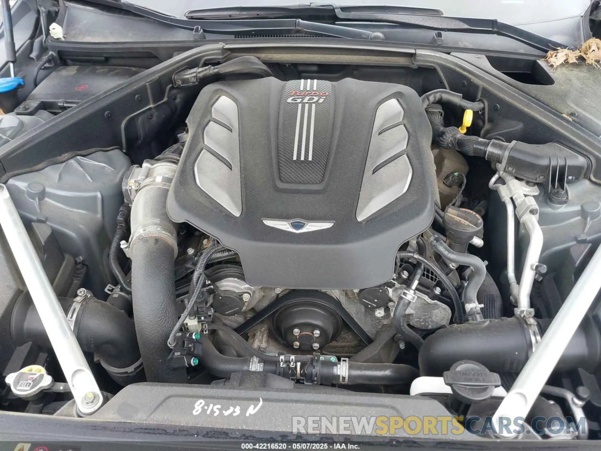 10 fotografías del automóvil dañado KMHG34JA4KU051691 GENESIS G90 2019