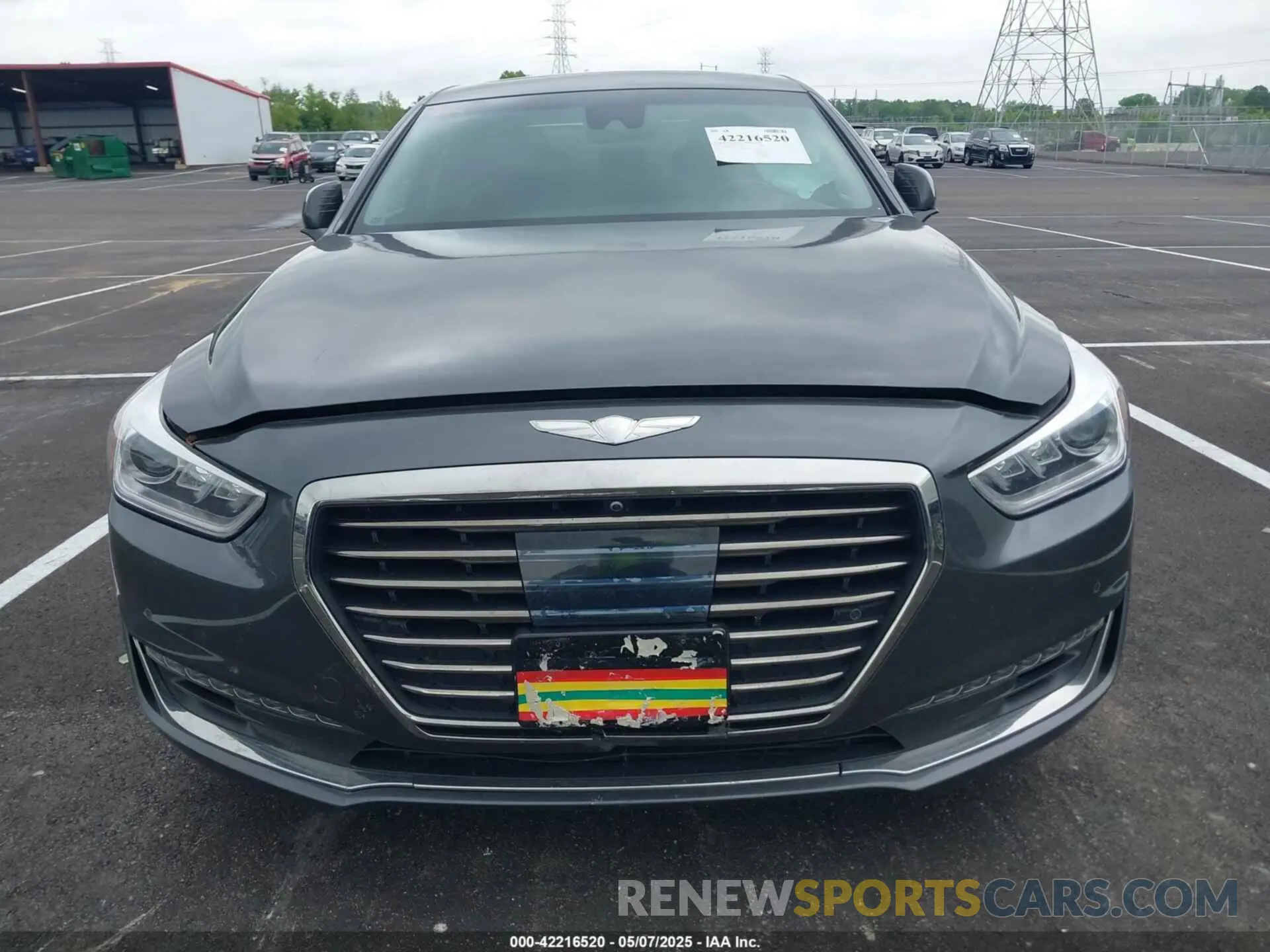 12 fotografías del automóvil dañado KMHG34JA4KU051691 GENESIS G90 2019
