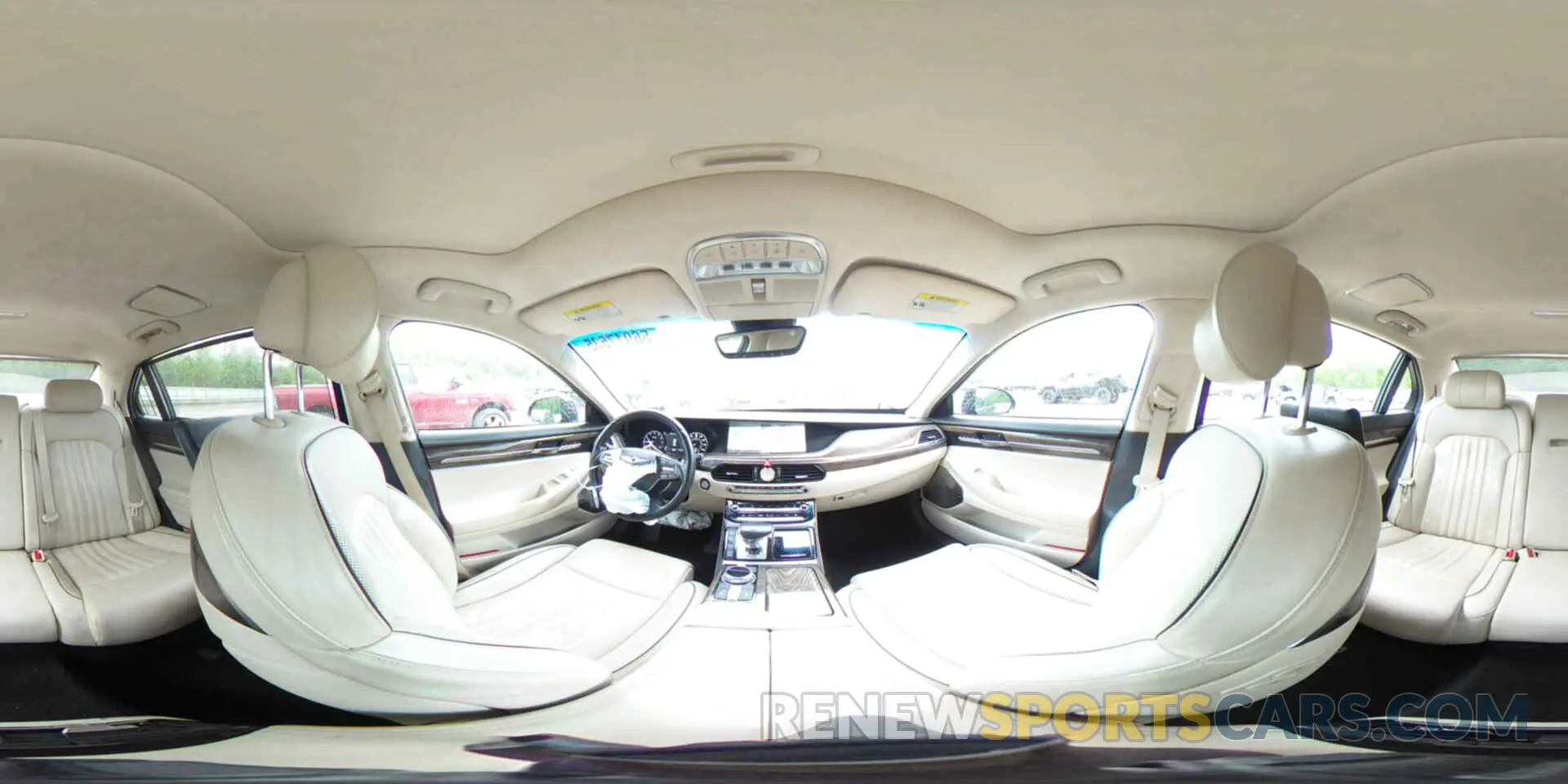 14 fotografías del automóvil dañado KMHG54JH0KU050660 GENESIS G90 2019