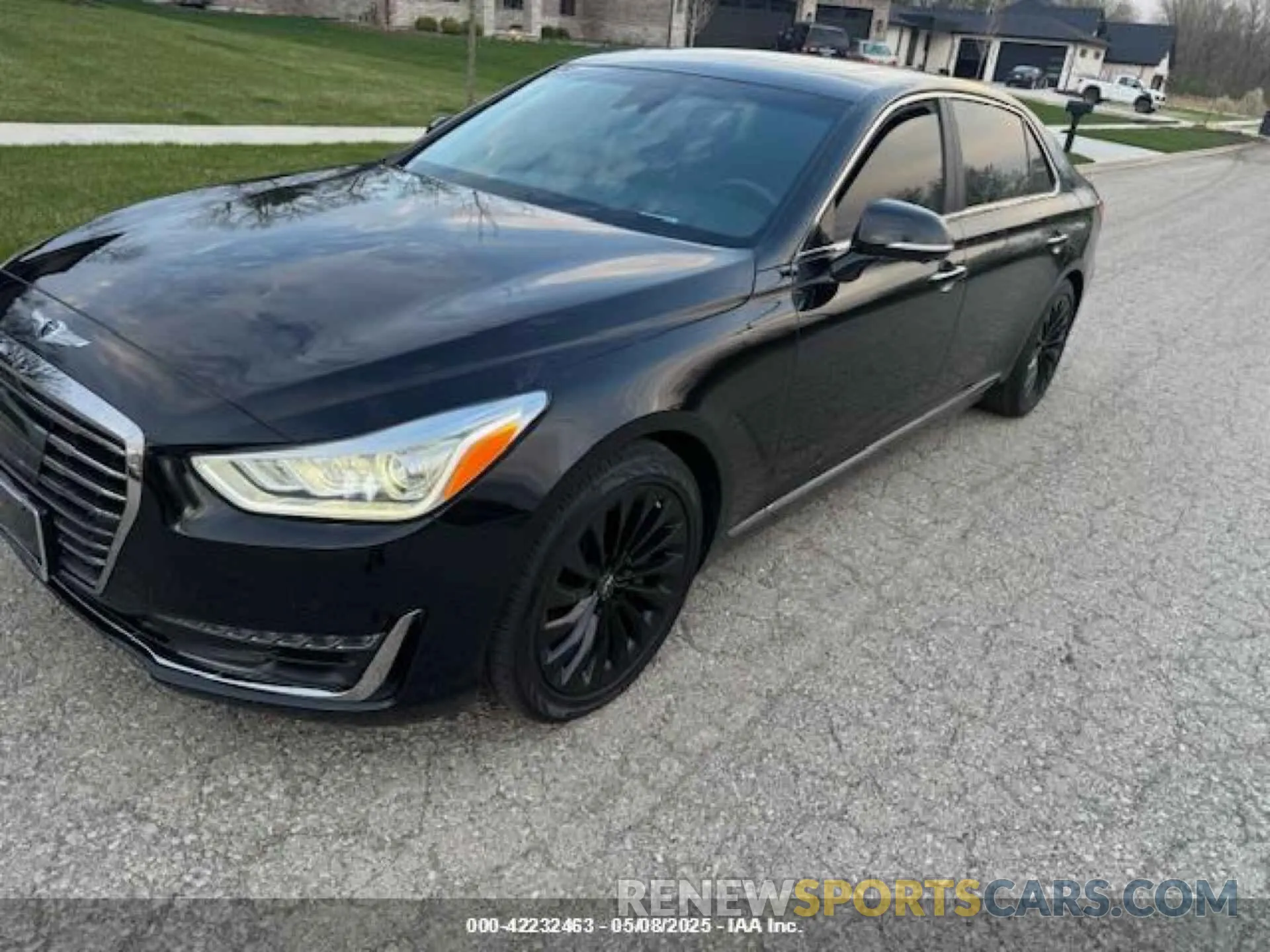 1 fotografías del automóvil dañado KMHG54JH9KU053279 GENESIS G90 2019