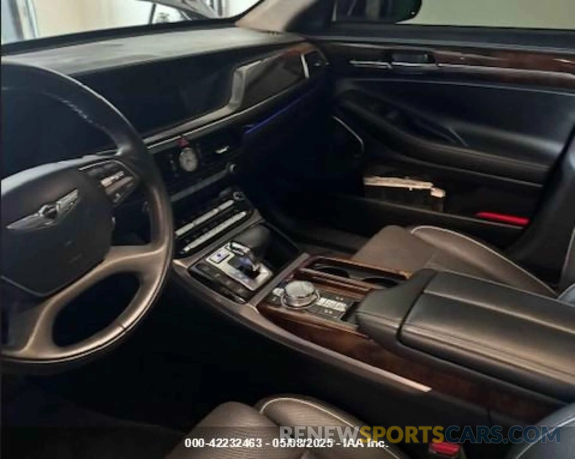 5 fotografías del automóvil dañado KMHG54JH9KU053279 GENESIS G90 2019