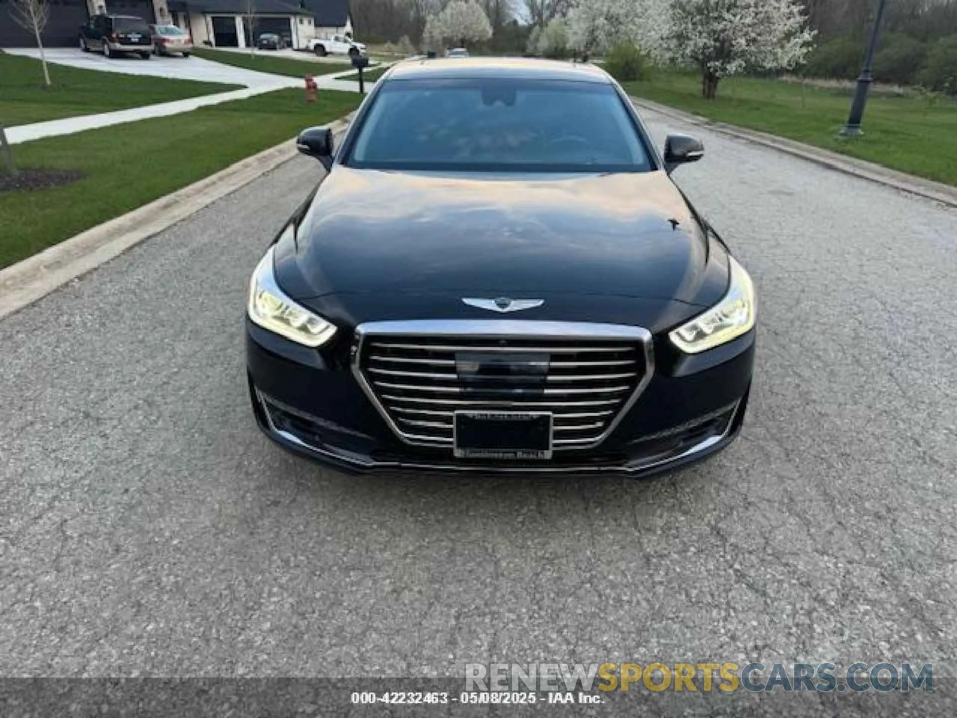 6 fotografías del automóvil dañado KMHG54JH9KU053279 GENESIS G90 2019