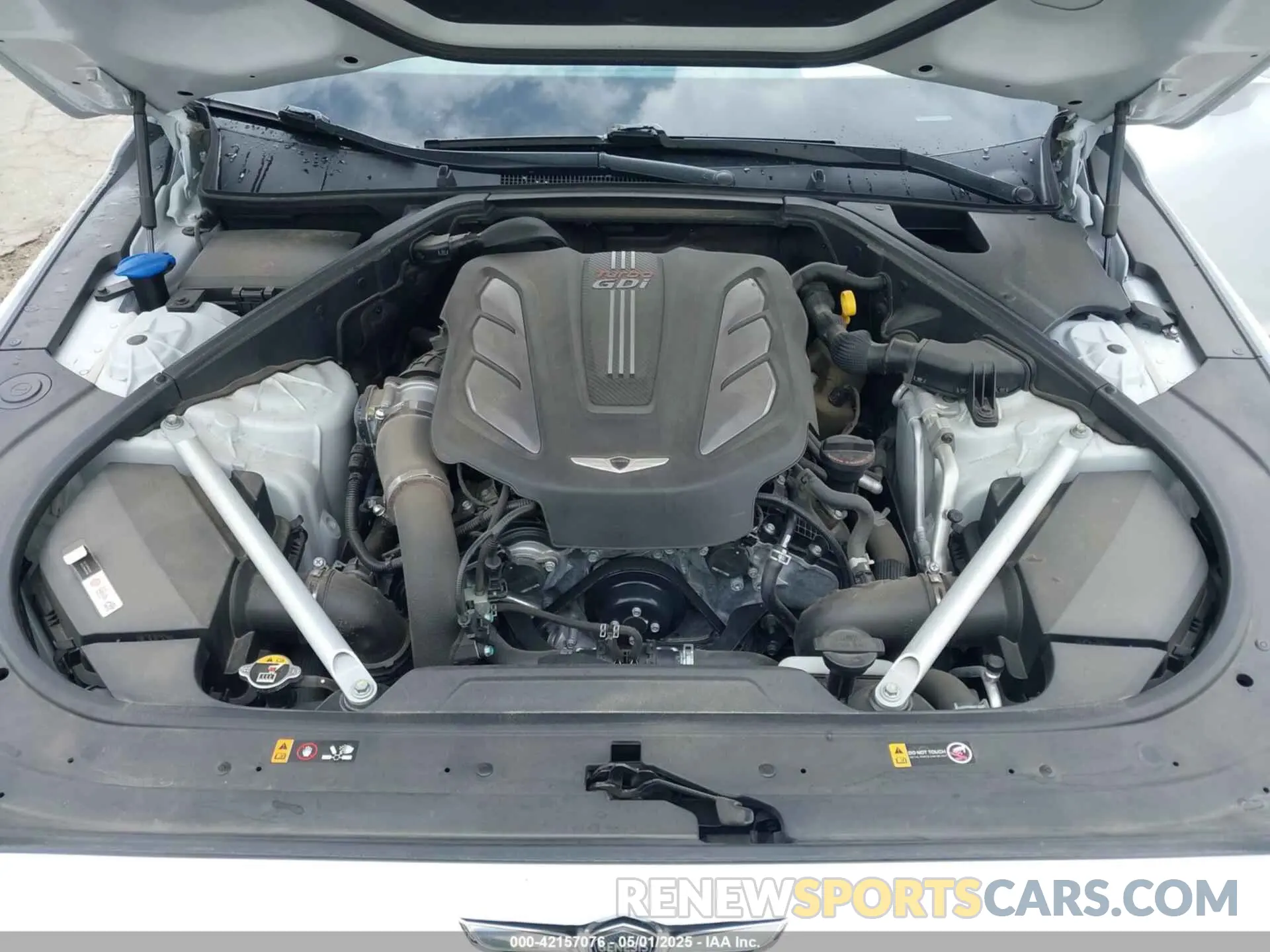 10 fotografías del automóvil dañado KMTF34JA4KU061686 GENESIS G90 2019