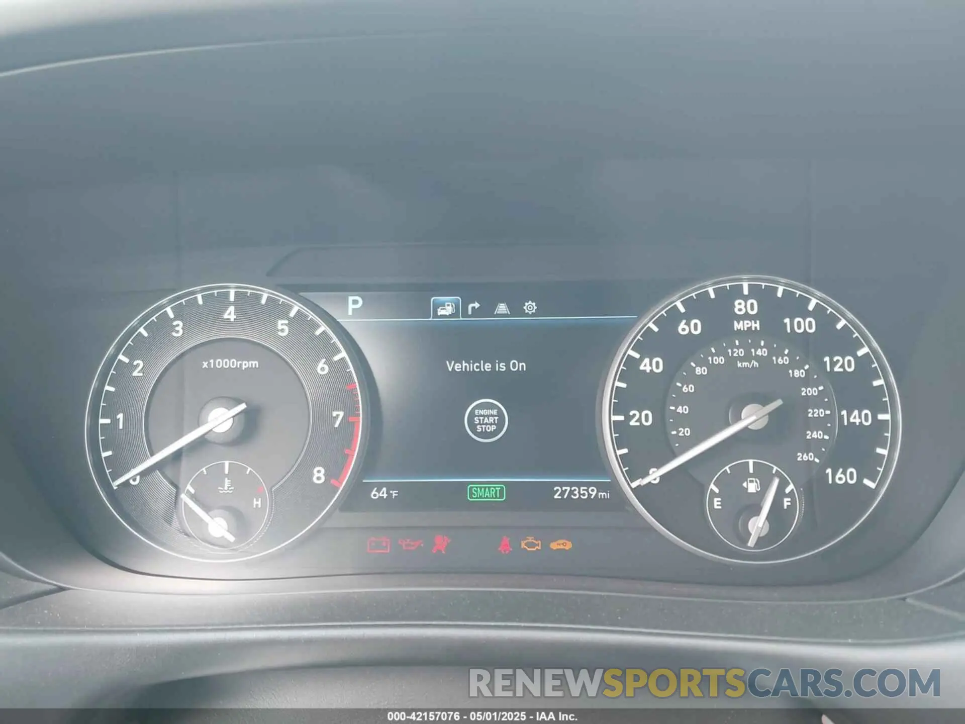 7 fotografías del automóvil dañado KMTF34JA4KU061686 GENESIS G90 2019