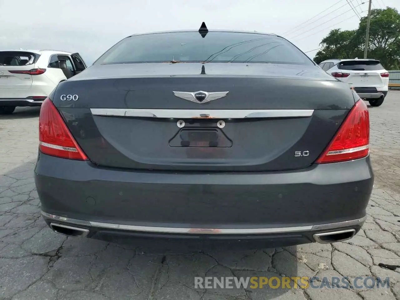 6 fotografías del automóvil dañado KMTF54JH2KU064030 GENESIS G90 2019