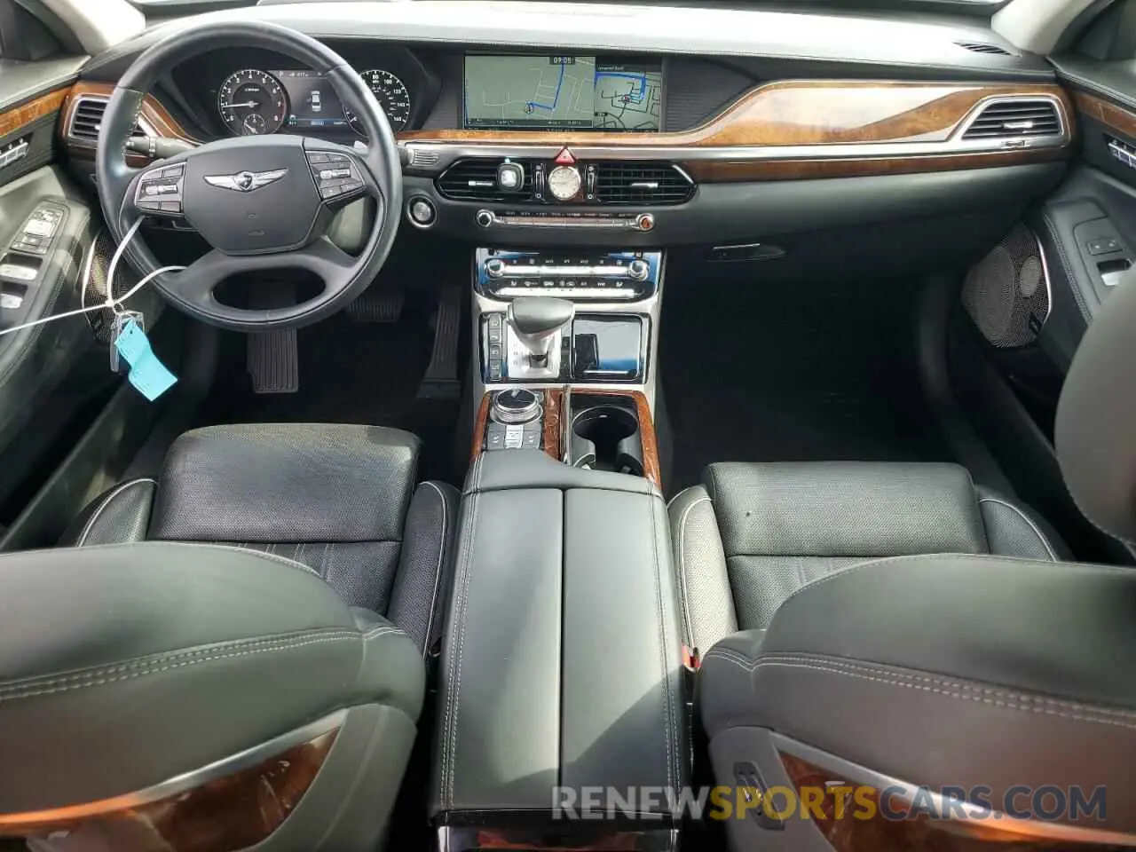 8 fotografías del automóvil dañado KMTF54JH2KU064030 GENESIS G90 2019