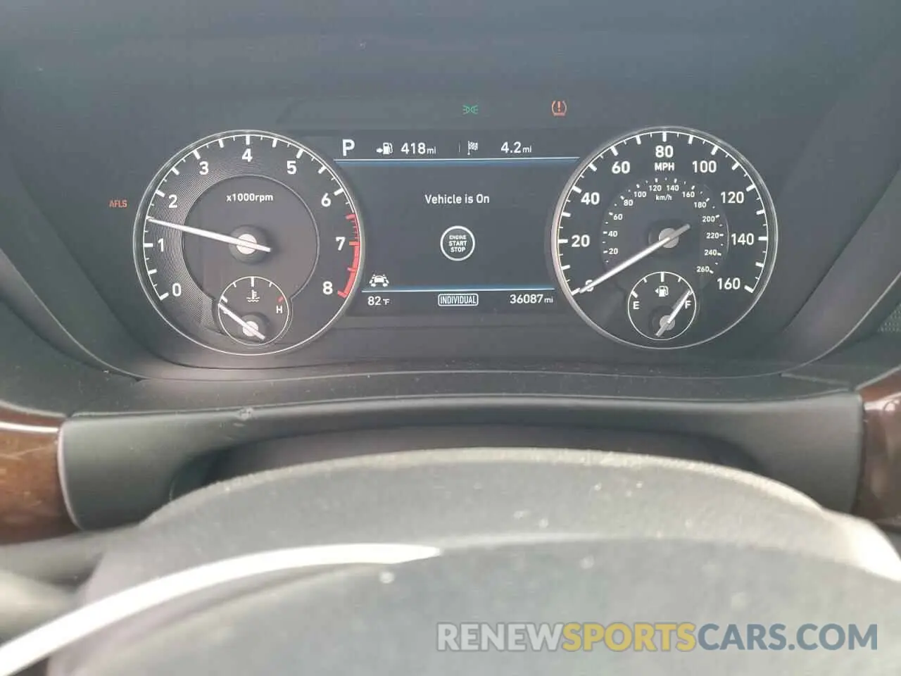 9 fotografías del automóvil dañado KMTF54JH2KU064030 GENESIS G90 2019