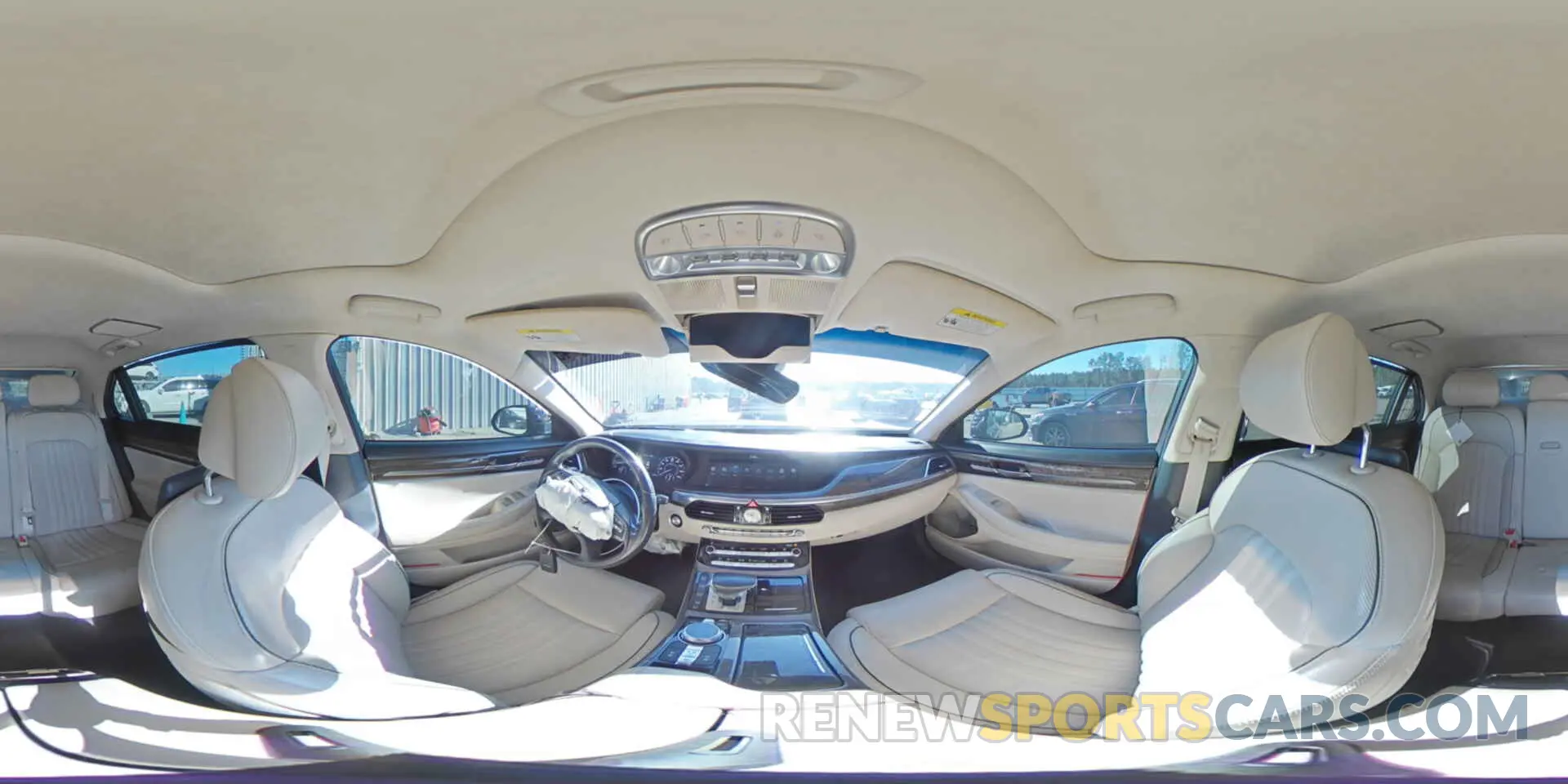 15 fotografías del automóvil dañado KMTF54JHXKU059223 GENESIS G90 2019