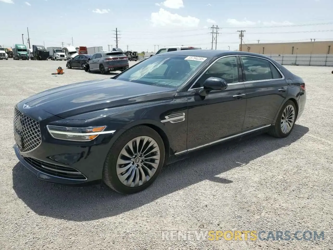 1 fotografías del automóvil dañado KMTF54PH1LU076923 GENESIS G90 2020