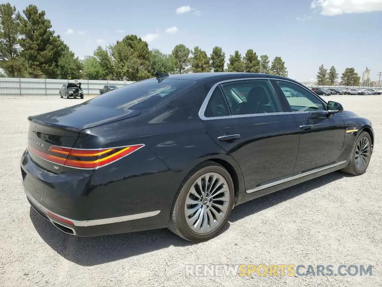 3 fotografías del automóvil dañado KMTF54PH1LU076923 GENESIS G90 2020