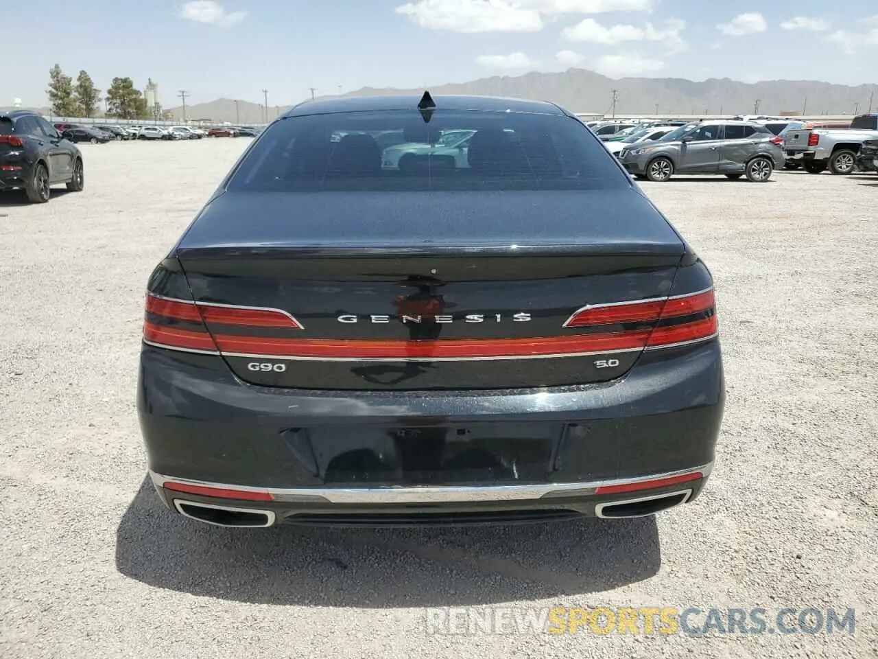 6 fotografías del automóvil dañado KMTF54PH1LU076923 GENESIS G90 2020