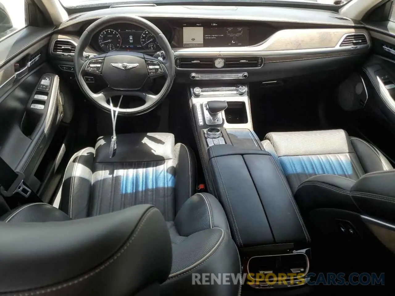 8 fotografías del automóvil dañado KMTF54PH1LU076923 GENESIS G90 2020