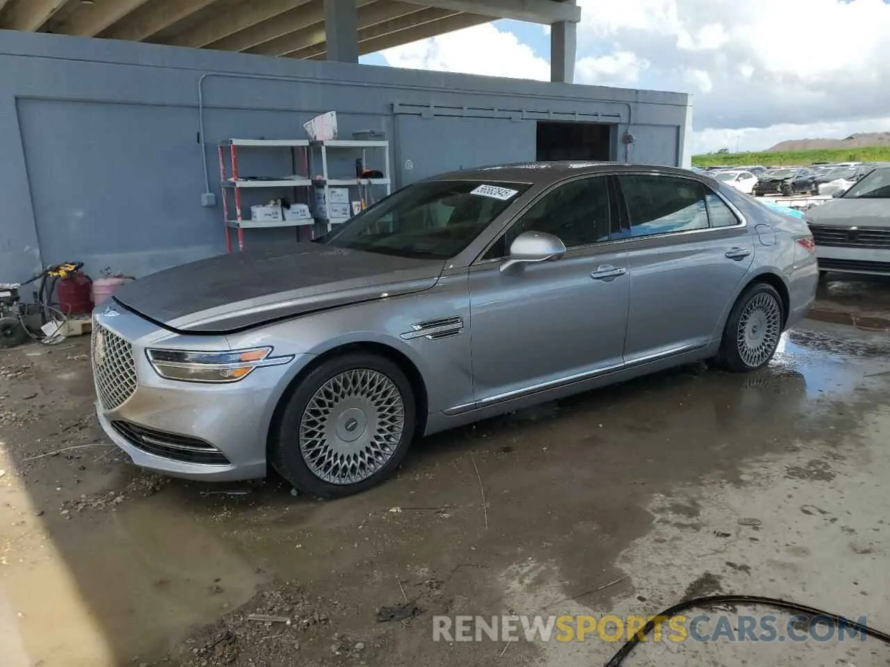 1 fotografías del automóvil dañado KMTF34PA2MU090131 GENESIS G90 2021