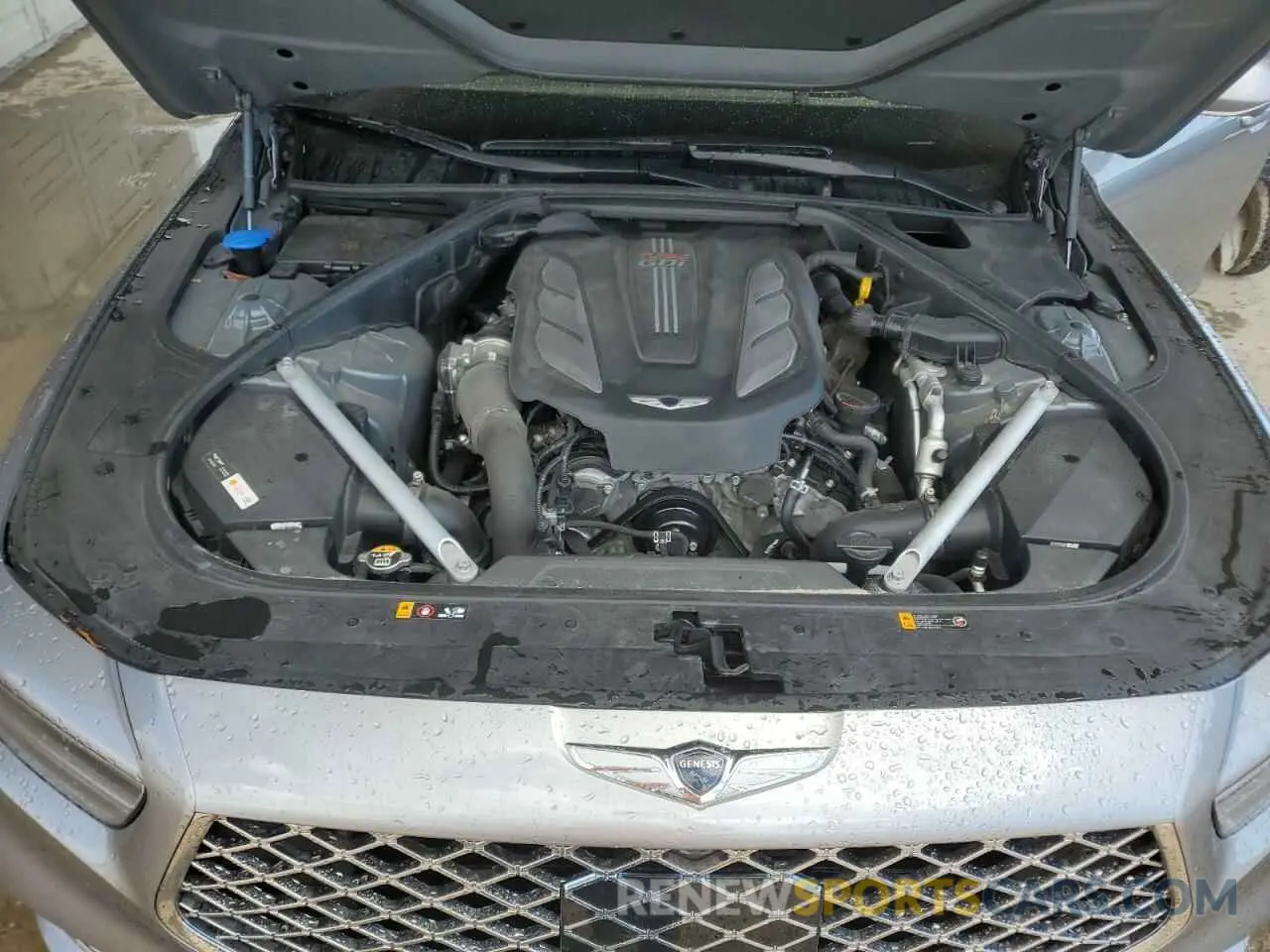 11 fotografías del automóvil dañado KMTF34PA2MU090131 GENESIS G90 2021
