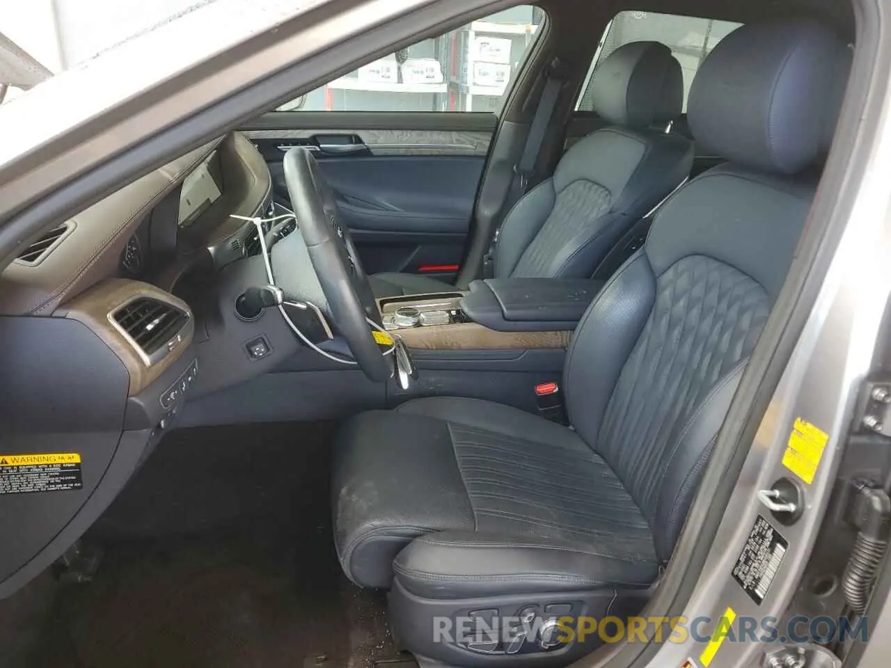 7 fotografías del automóvil dañado KMTF34PA2MU090131 GENESIS G90 2021
