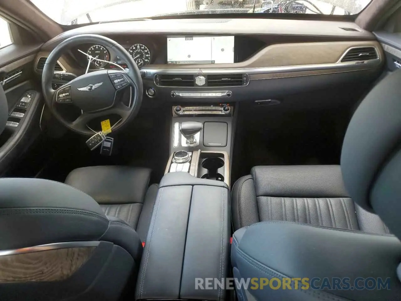 8 fotografías del automóvil dañado KMTF34PA2MU090131 GENESIS G90 2021