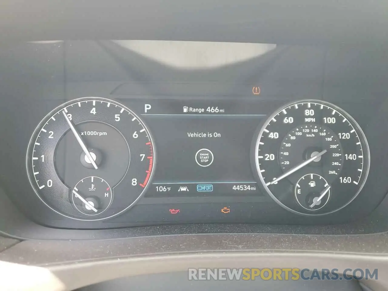 9 fotografías del automóvil dañado KMTF34PA2MU090131 GENESIS G90 2021