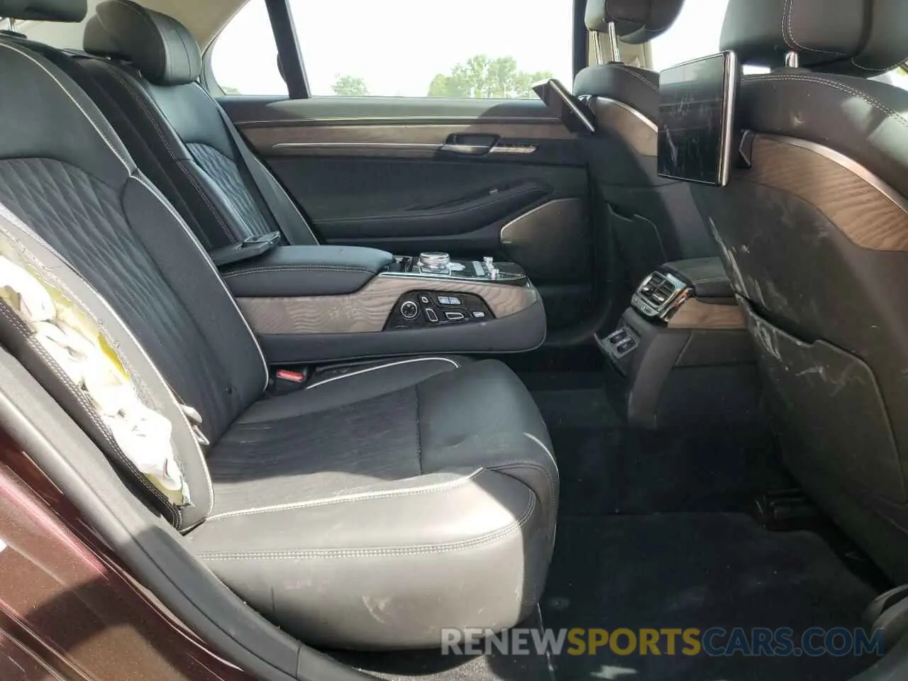 10 fotografías del automóvil dañado KMTF54PH5MU087053 GENESIS G90 2021