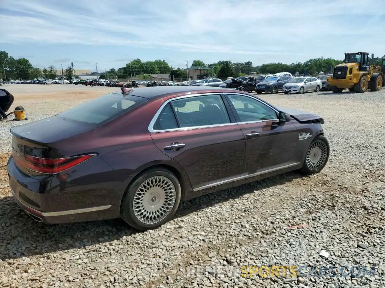 3 fotografías del automóvil dañado KMTF54PH5MU087053 GENESIS G90 2021