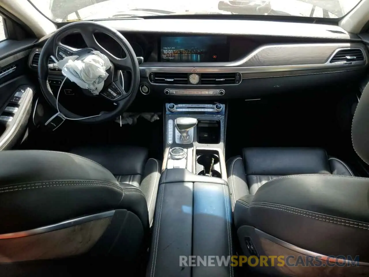 8 fotografías del automóvil dañado KMTF54PH5MU087053 GENESIS G90 2021