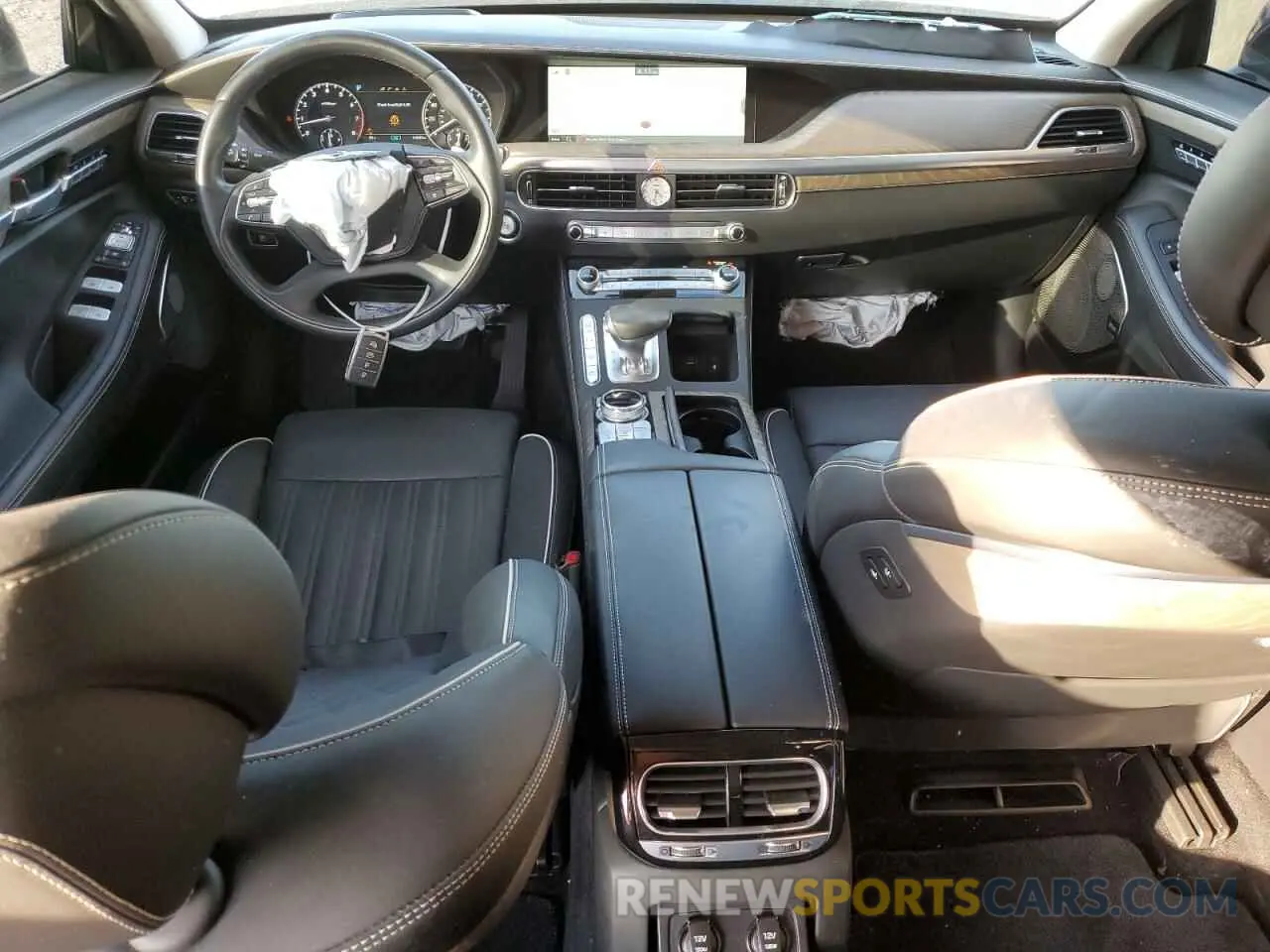 8 fotografías del automóvil dañado KMTF34PA3NU096425 GENESIS G90 2022
