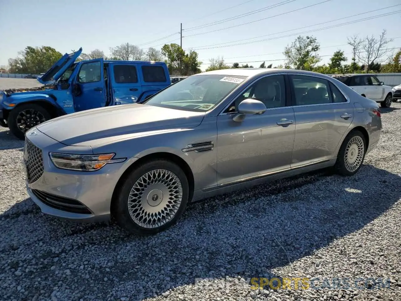 1 fotografías del automóvil dañado KMTF54PH0NU096101 GENESIS G90 2022