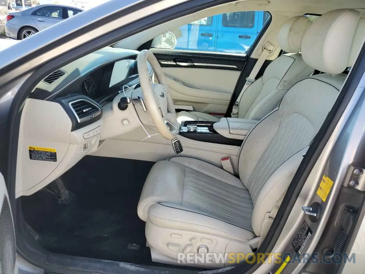 7 fotografías del automóvil dañado KMTF54PH0NU096101 GENESIS G90 2022