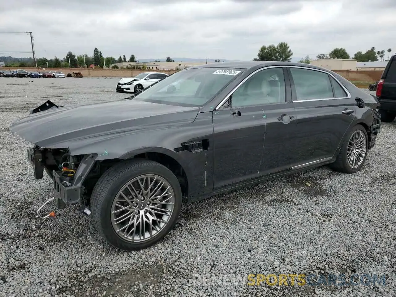 1 fotografías del automóvil dañado KMTF54PH0NU096440 GENESIS G90 2022