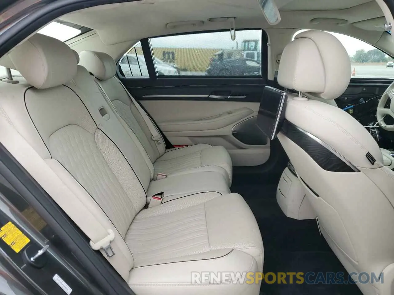 10 fotografías del automóvil dañado KMTF54PH0NU096440 GENESIS G90 2022