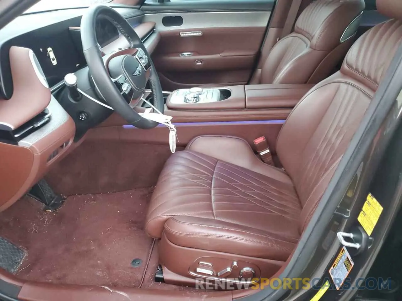 7 fotografías del automóvil dañado KMTFB4SDXPU011121 GENESIS G90 2023