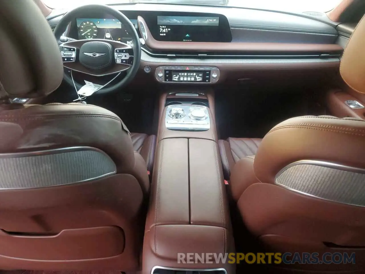 8 fotografías del automóvil dañado KMTFB4SDXPU011121 GENESIS G90 2023