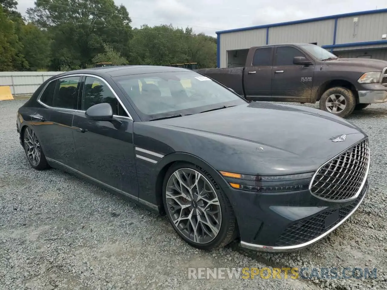 4 fotografías del automóvil dañado KMTFC4SD1PU012851 GENESIS G90 2023