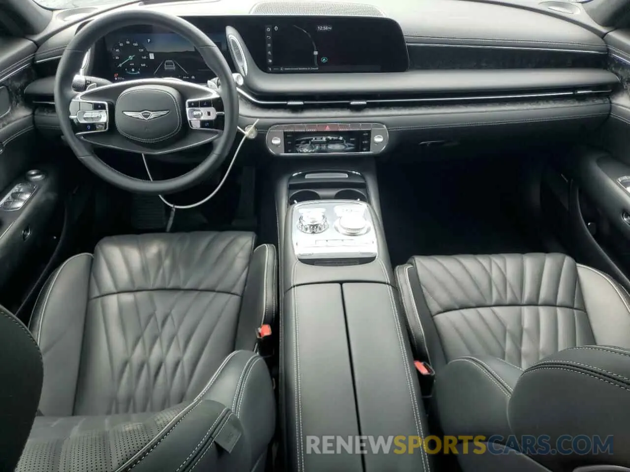 8 fotografías del automóvil dañado KMTFC4SD1PU012851 GENESIS G90 2023