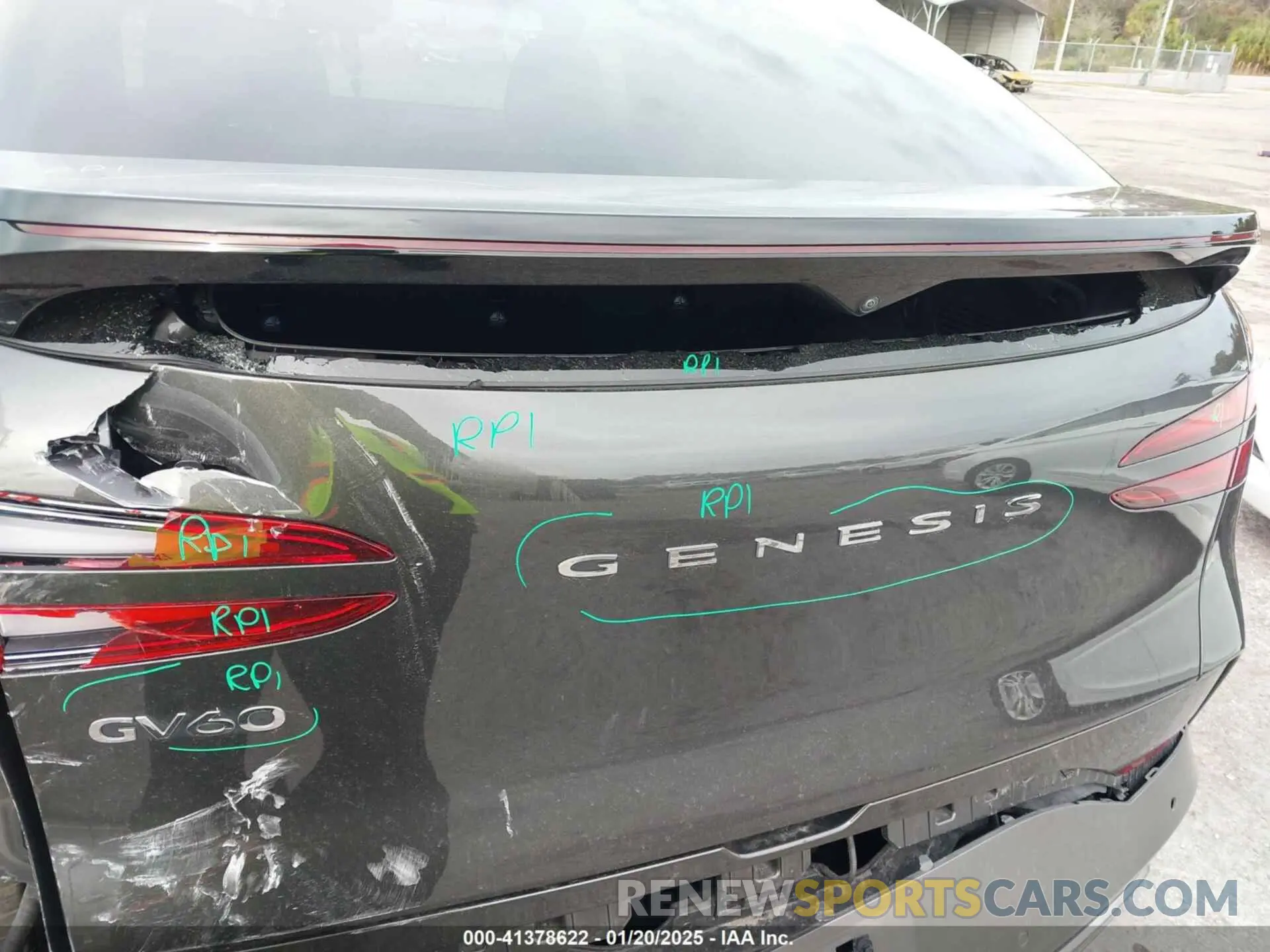 21 fotografías del automóvil dañado KMUKCDSC8RU019087 GENESIS GV60 2024