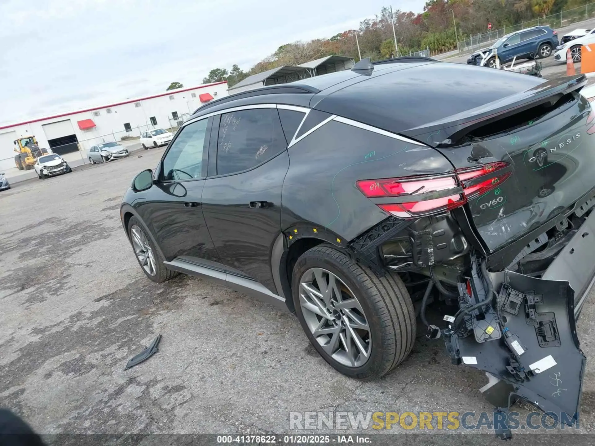 3 fotografías del automóvil dañado KMUKCDSC8RU019087 GENESIS GV60 2024